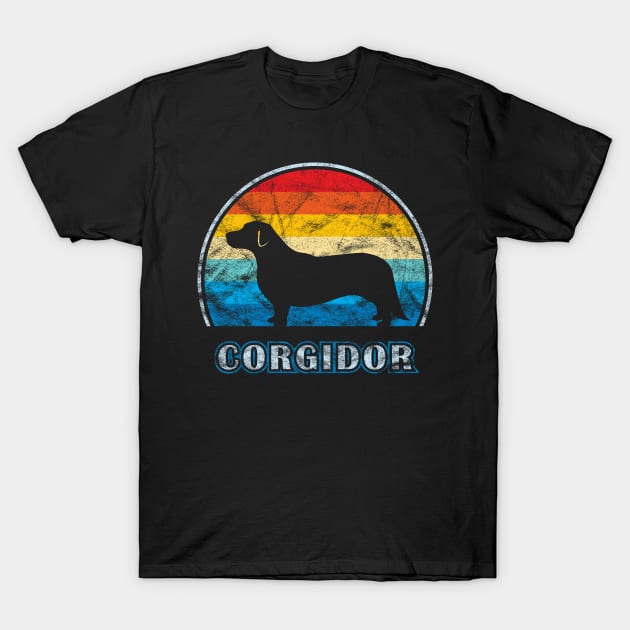 Corgidor Vintage Design Dog T-Shirt by millersye